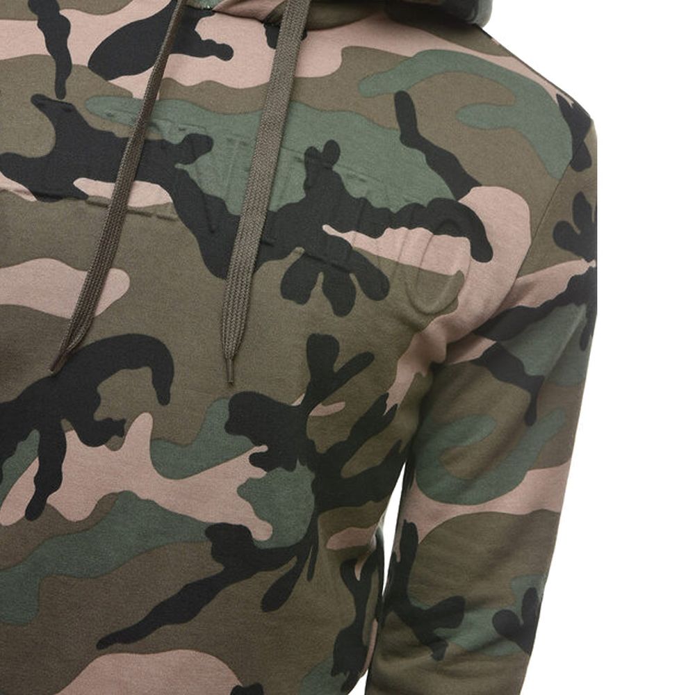 Moletom com capuz e estampa camuflada Valentino