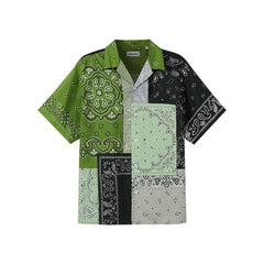 Camisa de algodão patchwork Kenzo