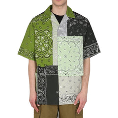 Camisa de algodão patchwork Kenzo