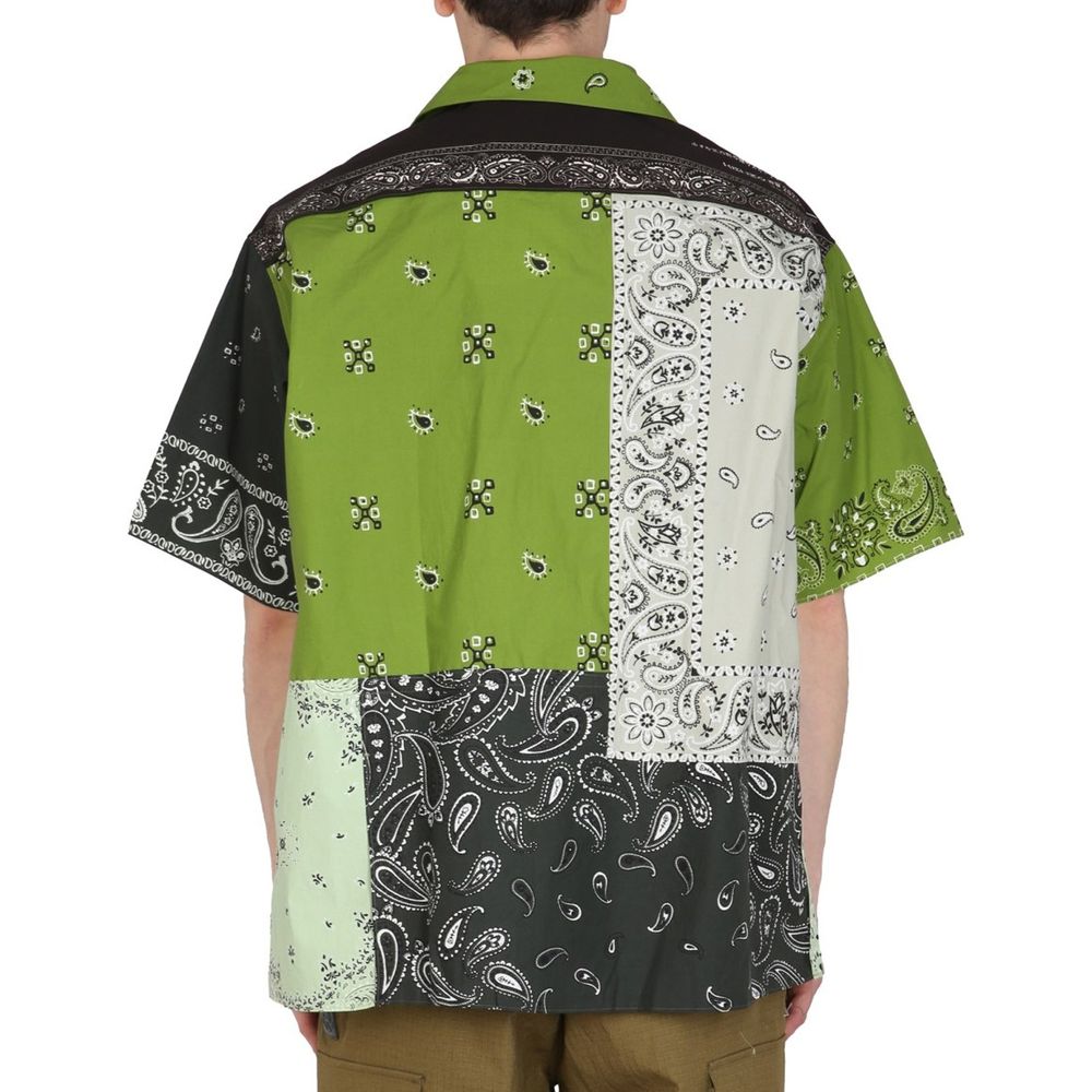 Camisa de algodão patchwork Kenzo