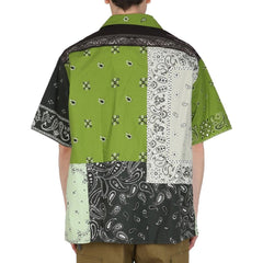 Camisa de algodão patchwork Kenzo