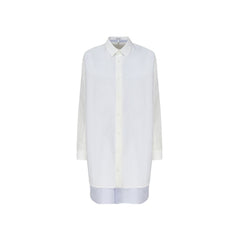 Vestido-camisa de camada dupla da Loewe