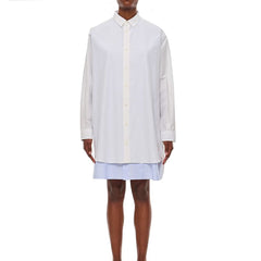 Vestido-camisa de camada dupla da Loewe