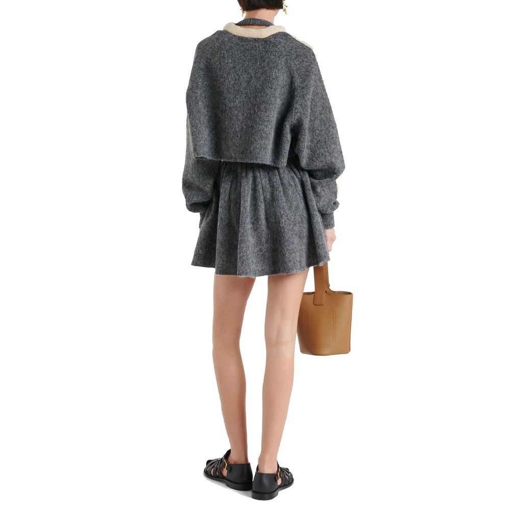 Cardigan curto de lã Loewe