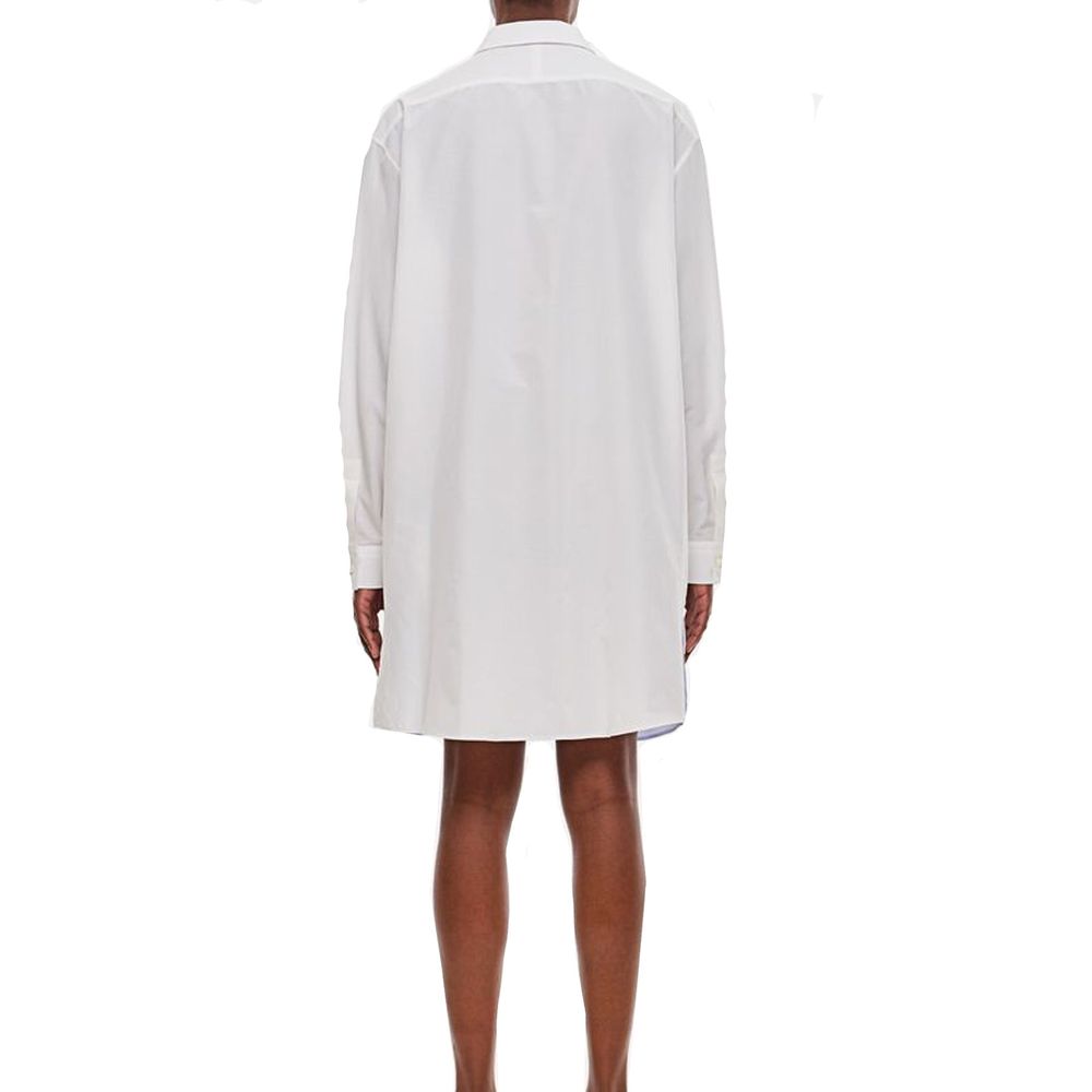 Vestido-camisa de camada dupla da Loewe