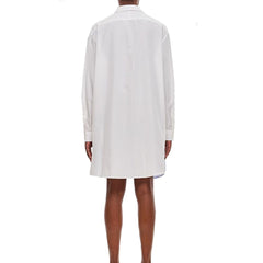Vestido-camisa de camada dupla da Loewe