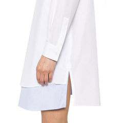 Vestido-camisa de camada dupla da Loewe