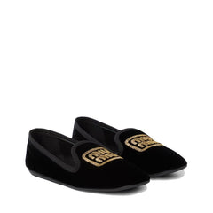 tênis de veludo com logotipo Miu Miu