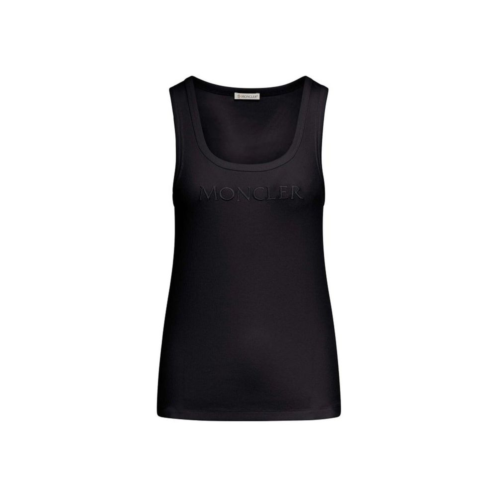 Camiseta sem mangas com logotipo da Moncler