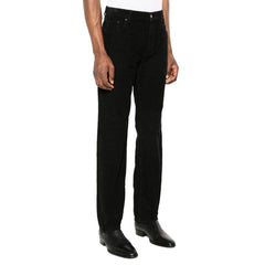Jeans Saint Laurent Corduroy com perna reta