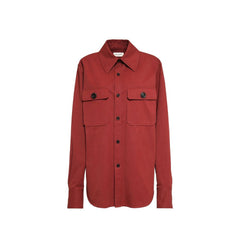 Camisa de algodão Saint Laurent