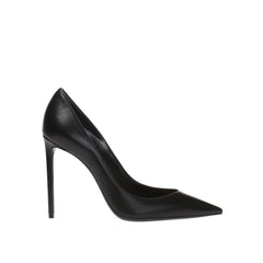 Sapatos de couro Saint Laurent Zoè