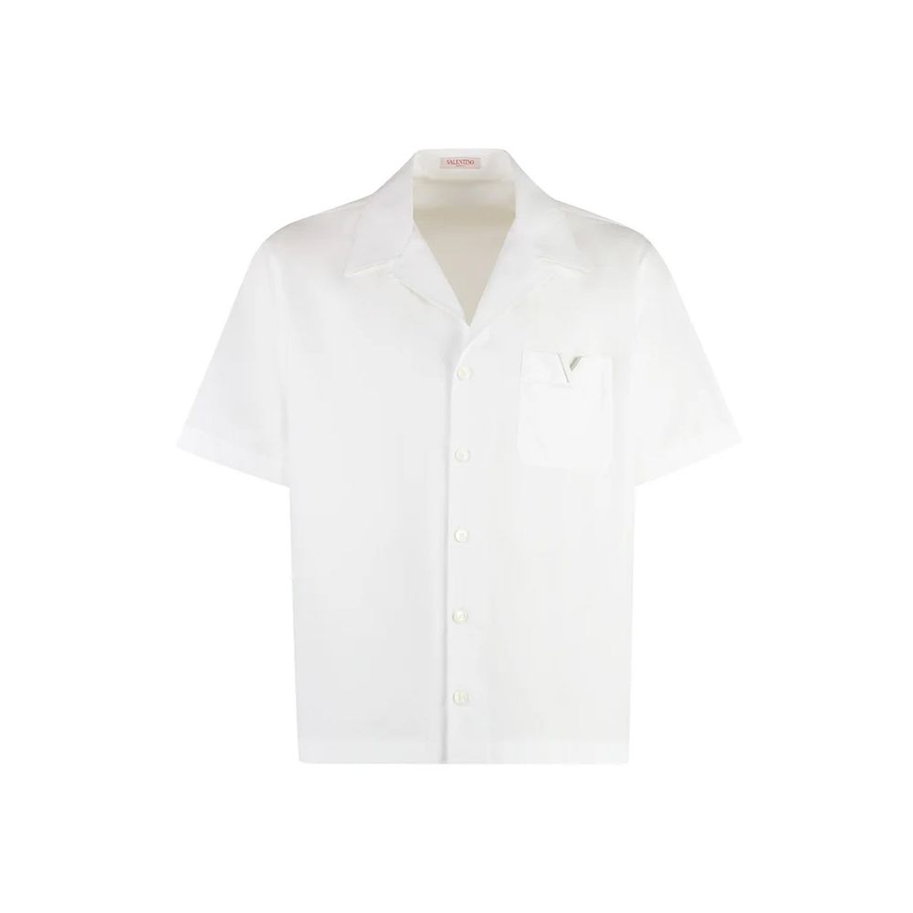 Camisa de Popeline de Algodão Valentino Garavani