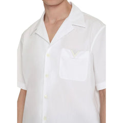 Camisa de Popeline de Algodão Valentino Garavani