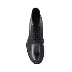 Botas de couro Prada com cadarço