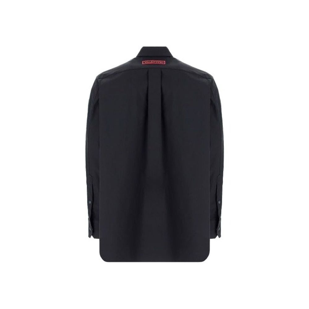 Camisa com patch do logotipo Valentino