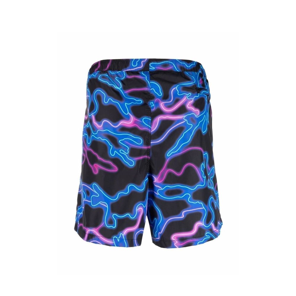 Shorts de banho Valentino com estampa neon