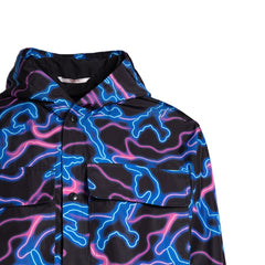 Jaqueta com capuz estampada Valentino