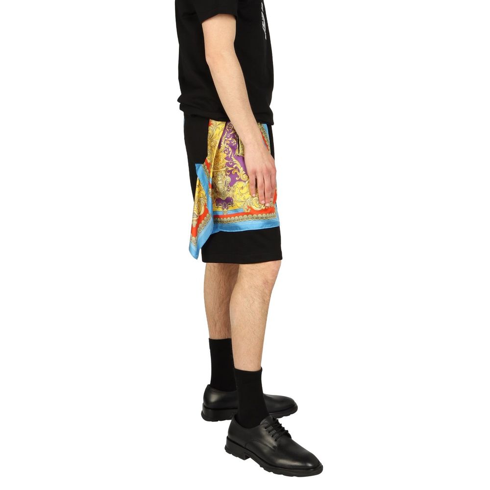 Versace Barocco Deusa Night Print Shorts