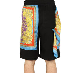 Versace Barocco Deusa Night Print Shorts