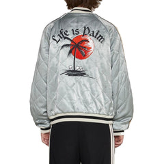 Jaqueta acolchoada com logotipo Palm Angels