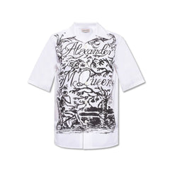 Camisa de manga curta Alexander McQueen