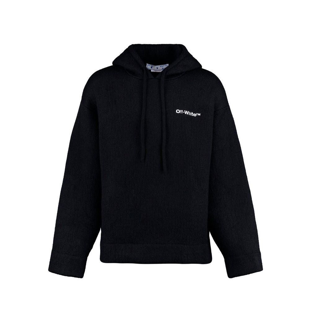 Moletom com capuz de malha Off-White