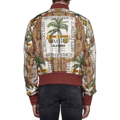 Jaqueta de seda estampada Amiri
