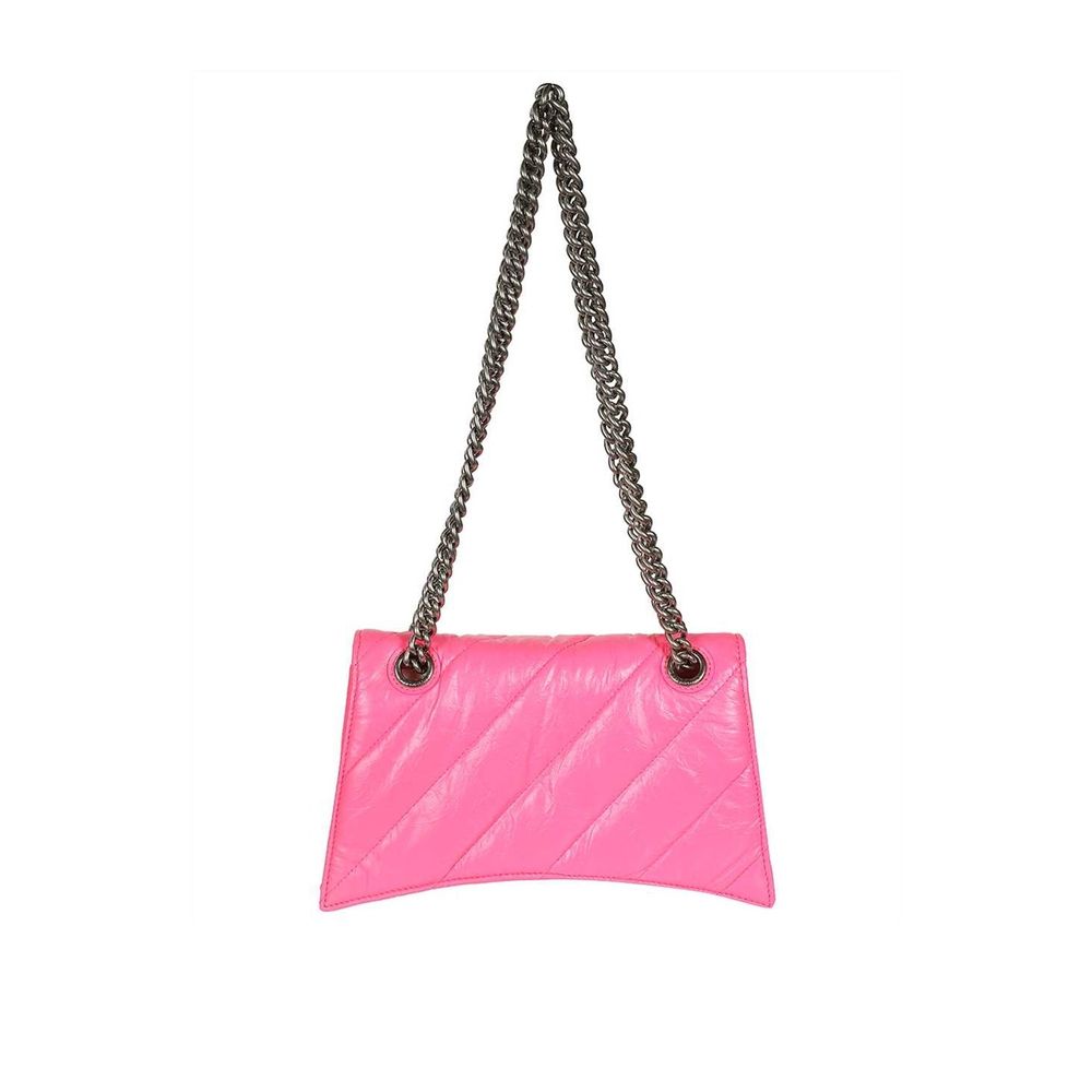 Bolsa Balenciaga Crush Pequena com Corrente