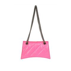 Bolsa Balenciaga Crush Pequena com Corrente