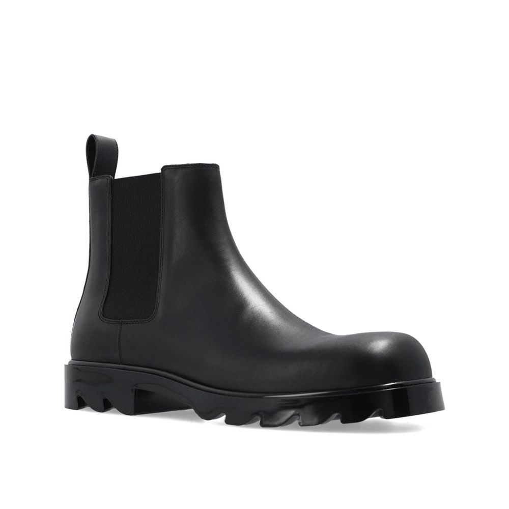 Botins de couro Bottega Veneta