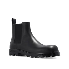 Botins de couro Bottega Veneta