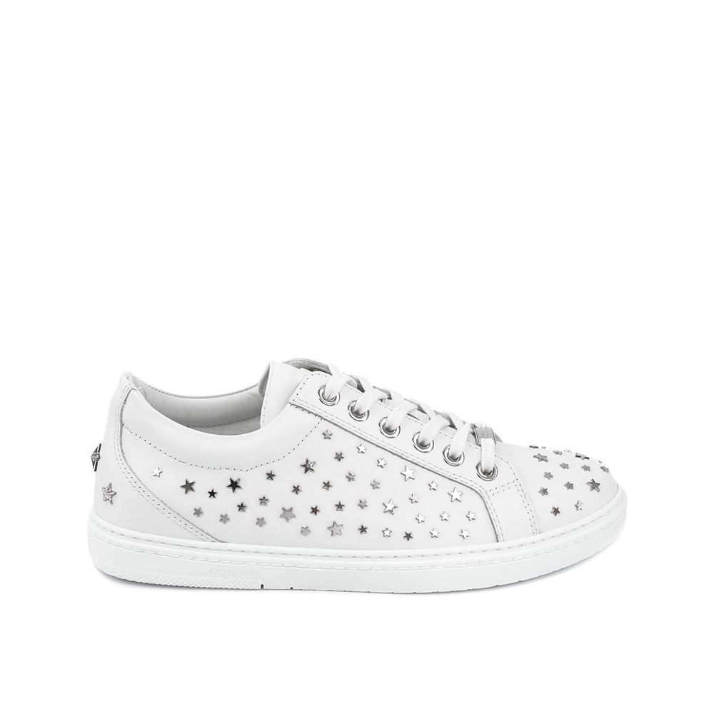 Tênis de couro Jimmy Choo Cash Star