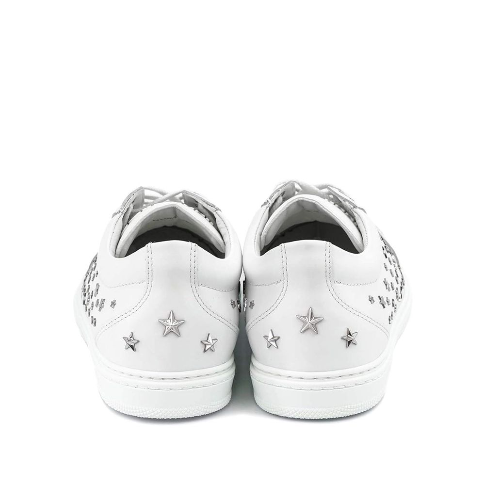 Tênis de couro Jimmy Choo Cash Star