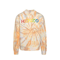 Moletom com logotipo de algodão Kenzo