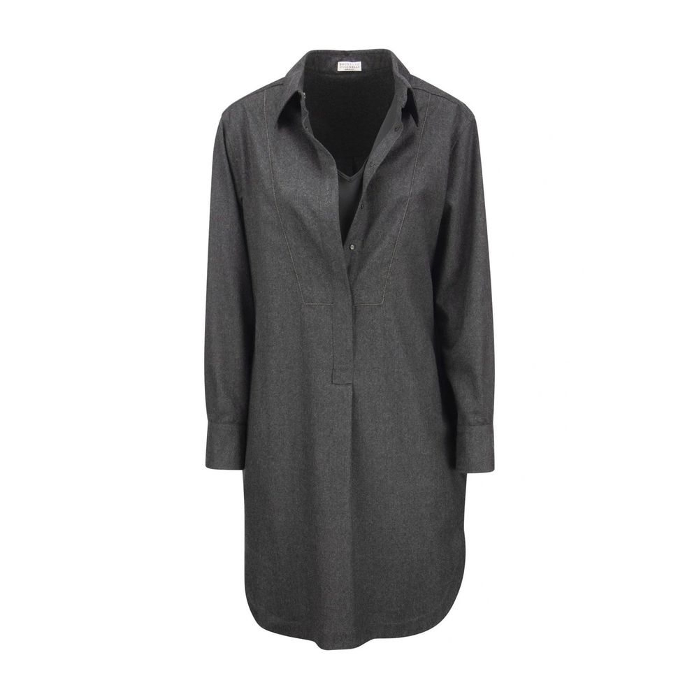 Vestido de lã Brunello Cucinelli