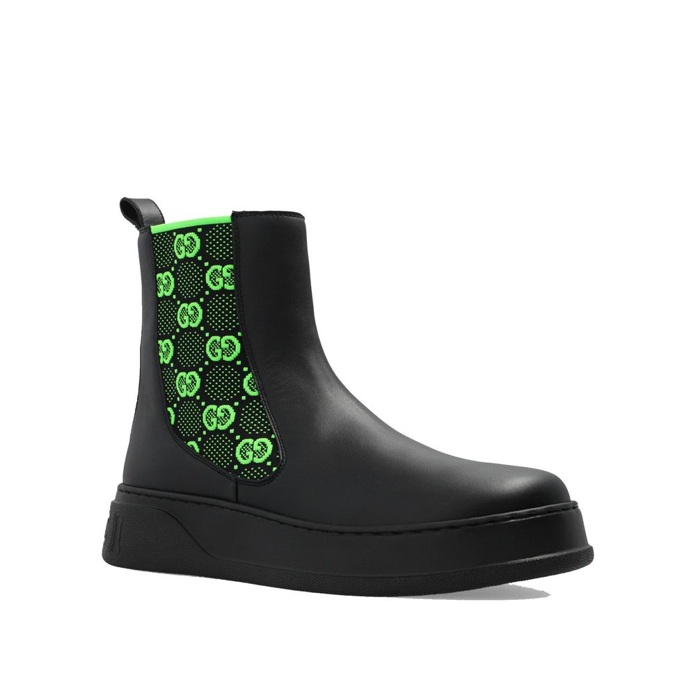 Botas de couro Gucci GG