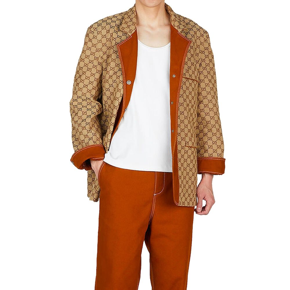 Jaqueta reversível Gucci GG