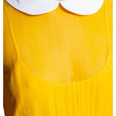 Vestido de chiffon de seda Gucci