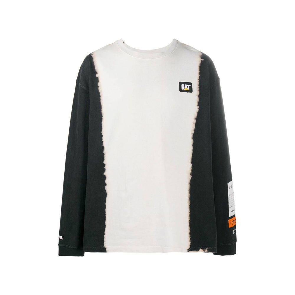 Camiseta com estampa de pincelada Heron Preston