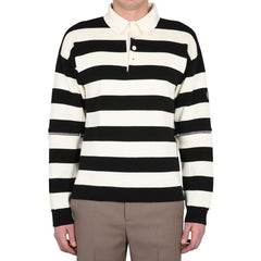 Polo de algodão listrado Gucci