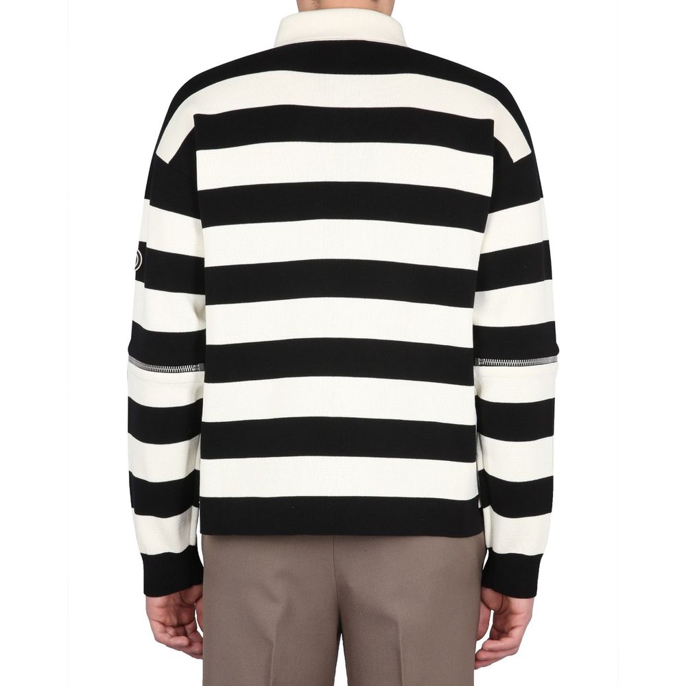 Polo de algodão listrado Gucci