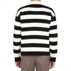 Polo de algodão listrado Gucci