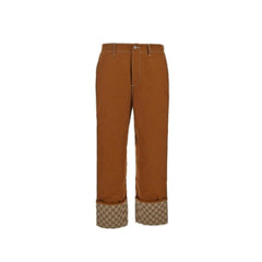 Calças de algodão Gucci GG