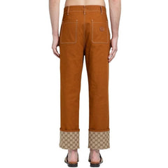 Calças de algodão Gucci GG