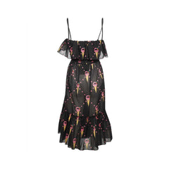 Vestido estampado de sorvete Gucci