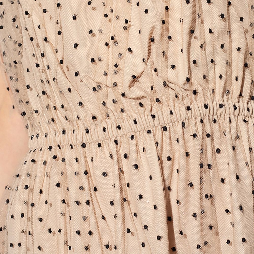 Vestido de tule de um ombro só da Gucci