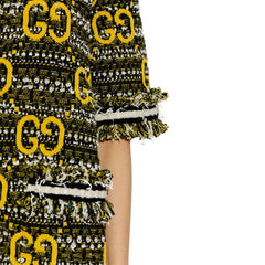 Vestido curto de tweed da Gucci