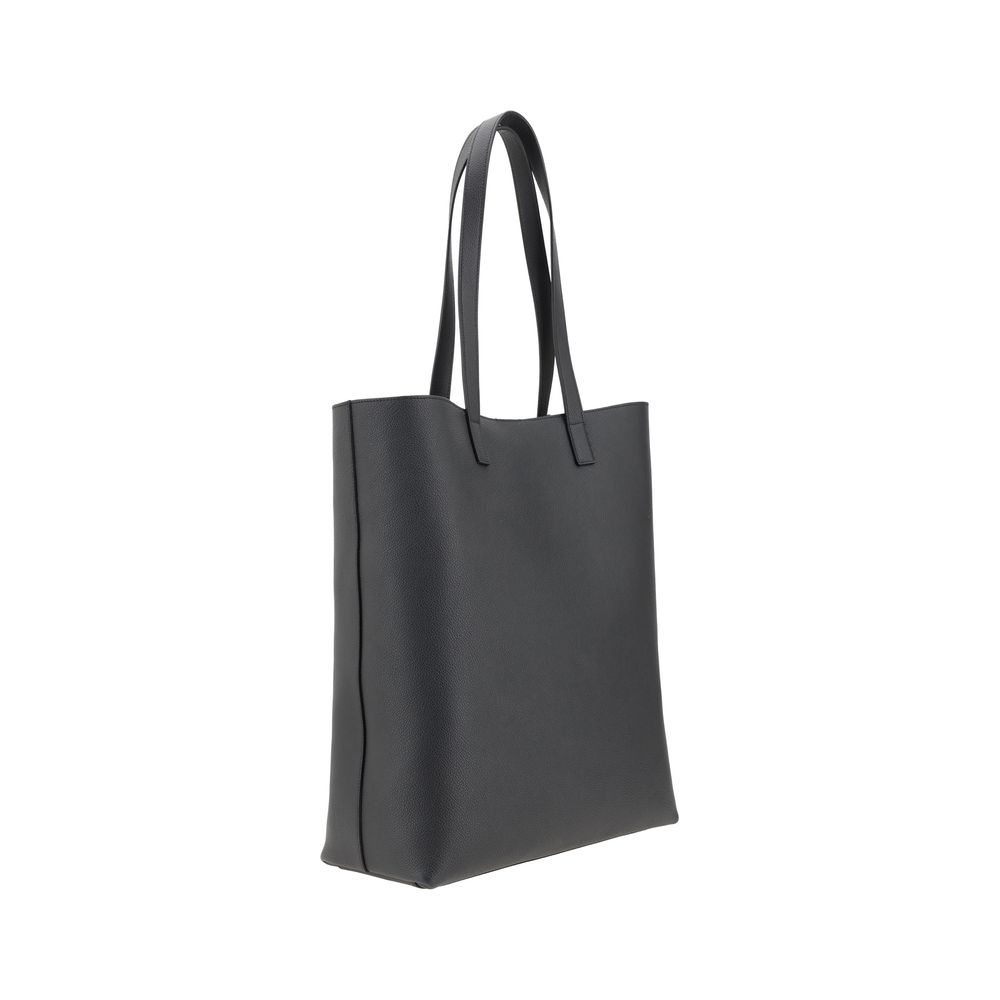 Bolsa tote de couro martelado Saint Laurent