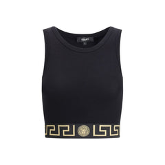 Top Versace Greca com borda